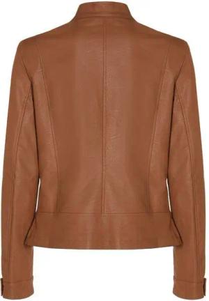 Will's Vegan Shop Schwarze Rennfahrer-Jacke für Damen