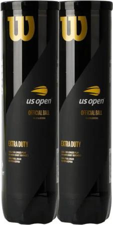 Wilson Tennisball US Open - 8 Tennisbälle - Innendruckball - (2x 4er Dose)