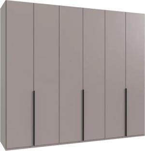 Wimex Kleiderschrank Mugano,in 5 Breiten,2 Höhen,2 Tiefen, viele Farben, Made in Germany (in Basic oder Premium Ausstattung) mit langen Griffen aus Metall, mit oder ohne Spiegel