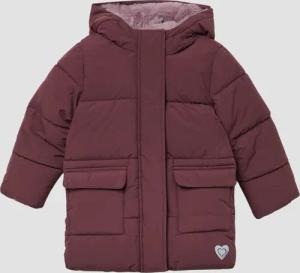 Wintermantel mit Kapuze mit Plüschfutter