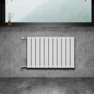 WITEN&NOCK Heizkörper Flachheizkörper mit Seitenanschluss Paneelheizkörper Nabenabstand550mm, horizontal, doppellagig/Einlagig