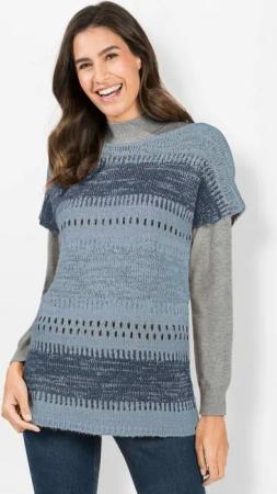 Witt Pullunder Pullunder Ärmellos Intarsien