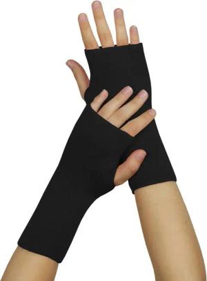 wobera NATUR Armstulpen kuschelige Pulswärmer/Armstulpen mit Daumenloch mit Schurwolle&Seide