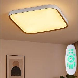 WOFI LED Deckenleuchte, LED-Leuchtmittel fest verbaut, Kaltweiß, Warmweiß, Neutralweiß, Tageslichtweiß, Farbwechsel, Deckenlampe Deckenleuchte Schlafzimmerlampe, Dimmbar
