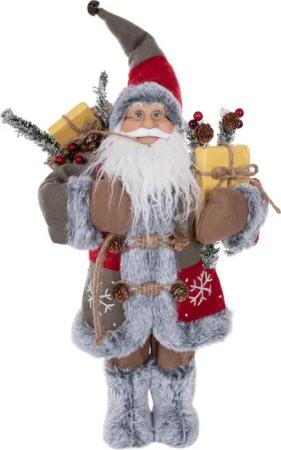 Wohnando Dekofigur Weihnachtsmann, hochwertige Santa-Figur mit Charme im Winter