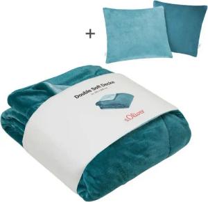 Wohndecke Doublesoft, Kuscheldecke, Deal, Kissen geschenkt!, s.Oliver, Kuscheldecke 150x200 cm, GRATIS-Zugabe:2x Kissenhülle (Reißverschluss)