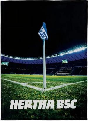 Wohndecke Fleecedecke Eckfahne, Hertha BSC Berlin