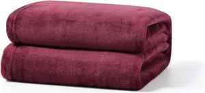 Wohndecke kuschelig warm, 2er Pack 150x200, Leonado Vicenti, Kuscheldecke flauschig weich, Einfarbig,2er Set