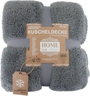 Wohndecke Teddy Kuscheldecke 150 x 200 cm » warme Wohndecke, VewoTex, Kunstfell-Optik, flauschige Mikrofaser Decke