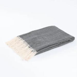 Wohndecke Wolldecke MILA Farbauswahl- 140 x 200 cm, HOME DELUXE, Kuscheldecke, Sofadecke