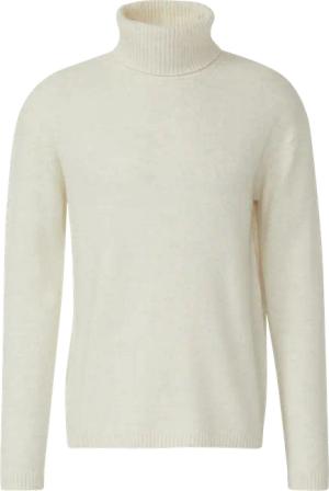 Wollmix-Pullover mit Rollkragen