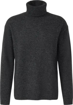 Wollmix-Pullover mit Rollkragen