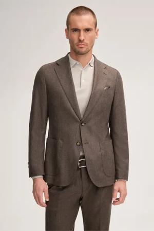 Wollmix-Sakko Giorno mit Cashmere in Braun