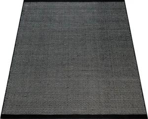 Wollteppich Karma schwarz 60x110 cm