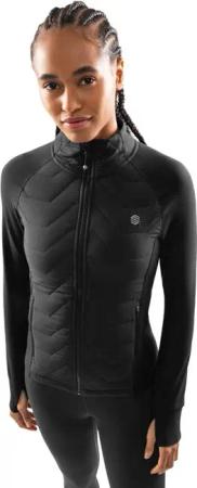 Women Fitness ’s lightweight insulated training jacket Resolve Black
