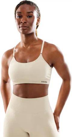 Women Fitness 's seamless sports bra Spark Beige