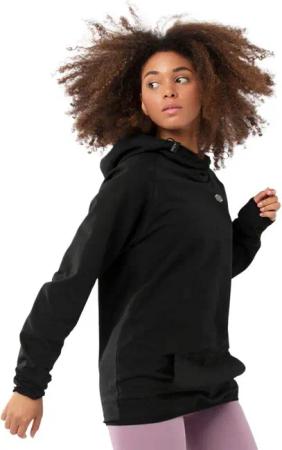 Women Fitness 's training hoodie Black Square-W Black