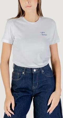 WOMEN'S Crop Top ONLALESSIA S/S TEE CS JRS WEISS