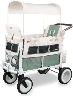 Wonderfold Bollerwagen VW4 Volkswagen KinderVan für 2 Kinder / Bollerwagen