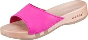 Woody  Clogs Pantoletten Heidi 6051 afrika afrika Nabuk 6051 afrika
