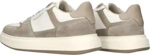 Woolrich Low-Top Sneaker - Arrow Court Camoscio Sneaker Beige - Off White - Gr. 41 (EU) - in Weiß - für Damen