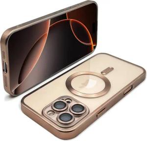 Wörleonline Handyhülle für iPhone 16 Pro / iPhone 16 Pro Max mit integriertem Kameraschutz, TPU Schutzhülle in passendem Titan-Farbton, MagSafe kompatible Hülle