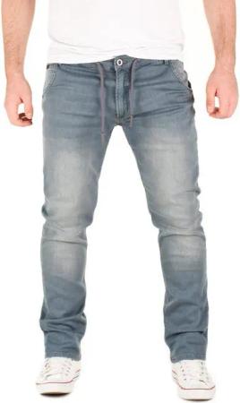 WOTEGA Slim-fit-Jeans Herren Jogginghose in Jeans-Look Joshua Stretch Hose in Jogging Jeans Sweathosen Denim