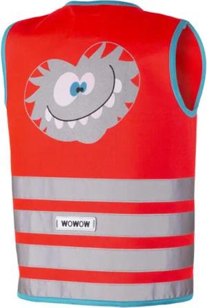 Wowow Sicherheitsweste Crazy Monster Jacket für Kinder Größe XS rot