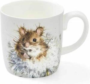 Wrendale Becher Wrendale Designs Porzellan-Becher Land-Maus Pusteblume, ca. 400 ml, Porzellan