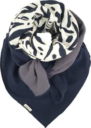 wundabaa Halstuch Halstuch Musselin blau in Farbvarianten