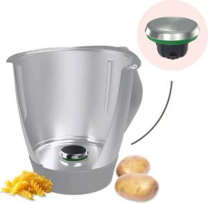 Wundermix Küchenmaschinen Zubehör-Set WunderCap® für Thermomix, Zubehör für TM7, TM6, TM5, TM31, Der revolutionäre Thermomix-Messerersatz