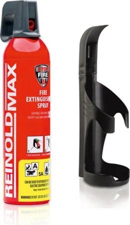 Xenotec Feuerlöschspray XENOTEC Premium Feuerlöschspray– REINOLDMAX– inkl. Wandhalterung, Dauerdruck, Löschschaum AFFF 1 %, (1-St) Auto, Wohnung, Wohnmobil, Garten, Grill