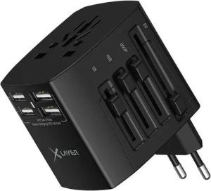 XLAYER Internationaler Reiseadapter Reisestecker universal für 220 Länder Smartphone-Ladegerät
