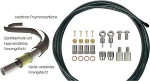 XLC Scheibenbremsleitung 2500mm Universalkit für1 Bremsenset