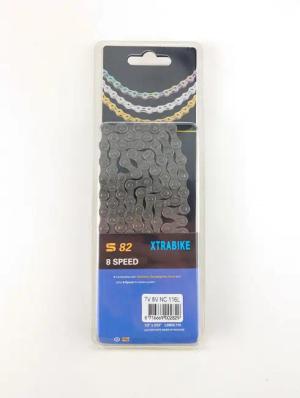 Xtrabike Fahrradkette 7V 8V NC 116L