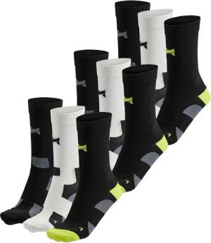 Xtreme Radsocken Hoch 9er-Pack Multi Schwarz
