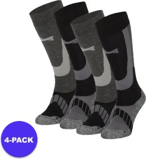 Xtreme – Unisex-Skisocken – 4er-Pack – Schwarz 35/38 – Damen-Skisocken