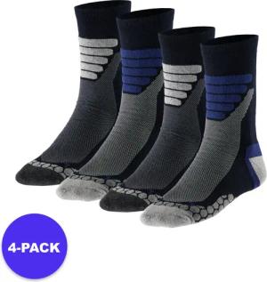 Xtreme – Unisex-Wandersocken – Multi Blue – 4 Paar – Wandersocken für Herren und