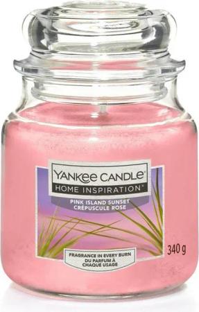 Yankee Candle Duftkerze Yankee Candle Duftkerze Mittleres Glas Pink Island