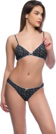 Yenita® Set: Soft-BH BH und Slip (2-tlg) in angenehmer Baumwollqualität