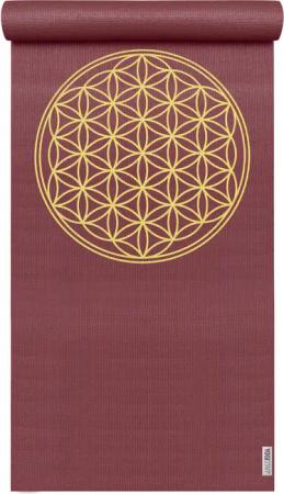 Yogamatte Basic Flower Of Life Yoga Rutschfest YOGISTAR