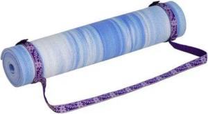 Yogamatten-Tragegurt gemustert, lila