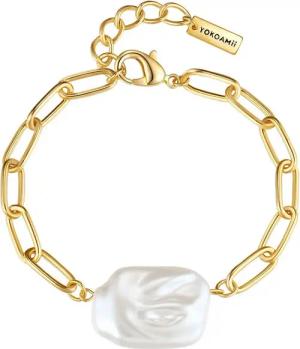 Yokoamii Gliederarmband Y800 (1-tlg), mit Perle (synth)