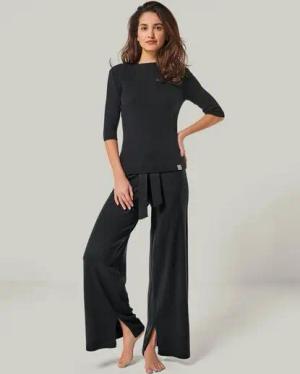YOU LOOK PERFECT Merino Loungewear Set „Strickpullover Daria & Strickhose Bailey"