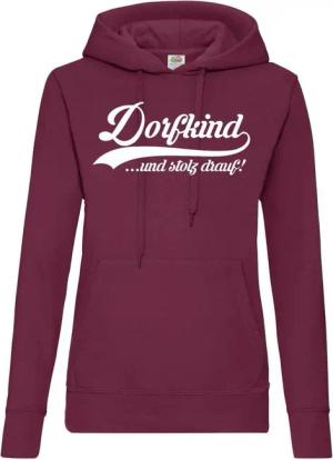 Youth Designz Kapuzenpullover Dorfkind Damen Hoodie Pullover Statement Frauen Geschenk mit lustigem Spruch