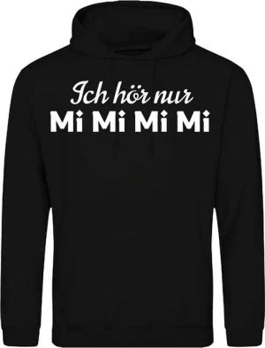 Youth Designz Kapuzenpullover "Ich höre nur MiMiMiMi" Herren Hoodie Pullover witzigen Print Geschenk mit lustigen Spruch für Männer