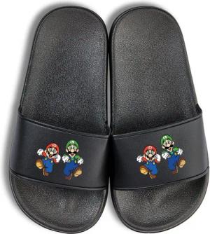 Youth Designz Mario und Luigi Kinder Badelatschen Flip Flops Badeschuh mit lustigen Aufdruck für Jungen und Mädchen