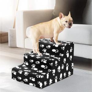 Youyijia Treppenstufe Hundetreppe 3 Stufen Haustiertreppe für Bett 45 x 35 x 30 cm