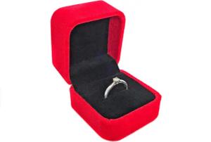 Yudu Aufbewahrungsbox Schmuckschachtel Ringetuis Ringbox Verpackung Geschenkbox