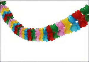 Yudu Aufblasbares Partyzubehör 5 x Deko bunte Girlanden Party Fest Geburtstag aus Kunststoff